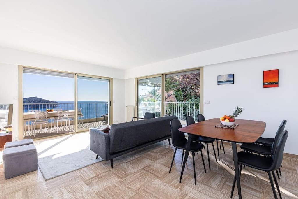 Villefranche Sur Mer:Appartement-villa, Vue mer, jardin, parking. Esterno foto