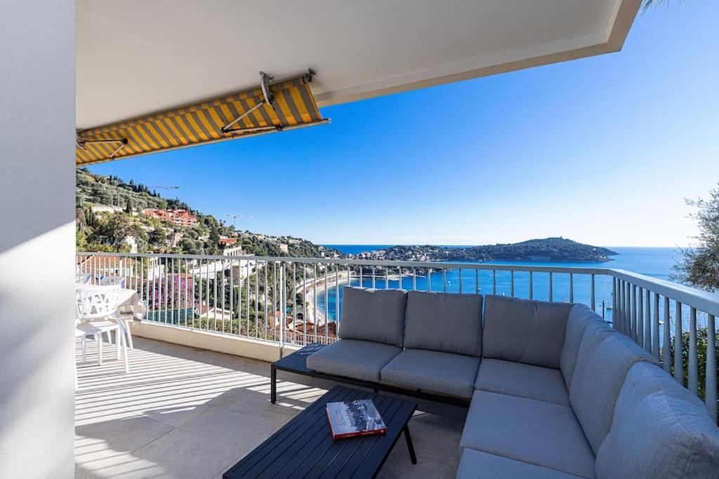Villefranche Sur Mer:Appartement-villa, Vue mer, jardin, parking. Esterno foto