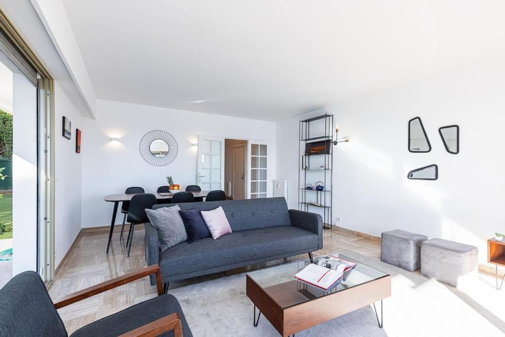Villefranche Sur Mer:Appartement-villa, Vue mer, jardin, parking. Esterno foto