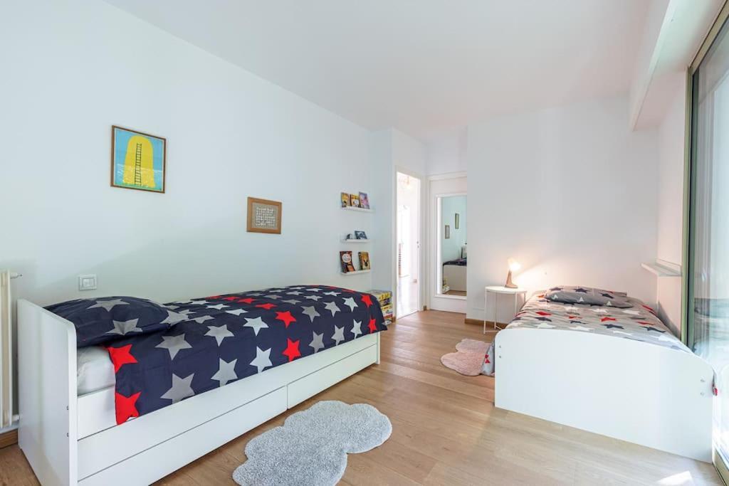 Villefranche Sur Mer:Appartement-villa, Vue mer, jardin, parking. Esterno foto