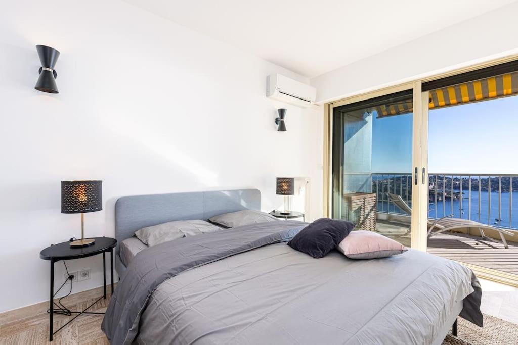 Villefranche Sur Mer:Appartement-villa, Vue mer, jardin, parking. Esterno foto
