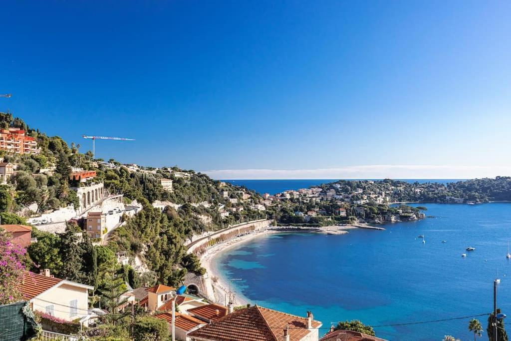 Villefranche Sur Mer:Appartement-villa, Vue mer, jardin, parking. Esterno foto